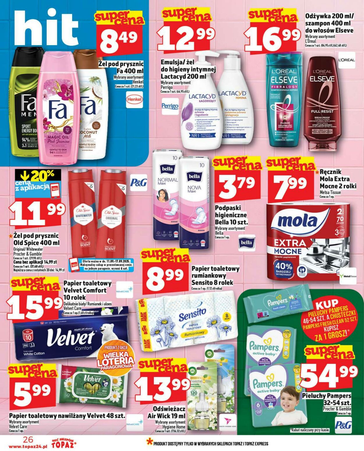 Gazetka Topaz 11.09.2025 - 17.09.2025