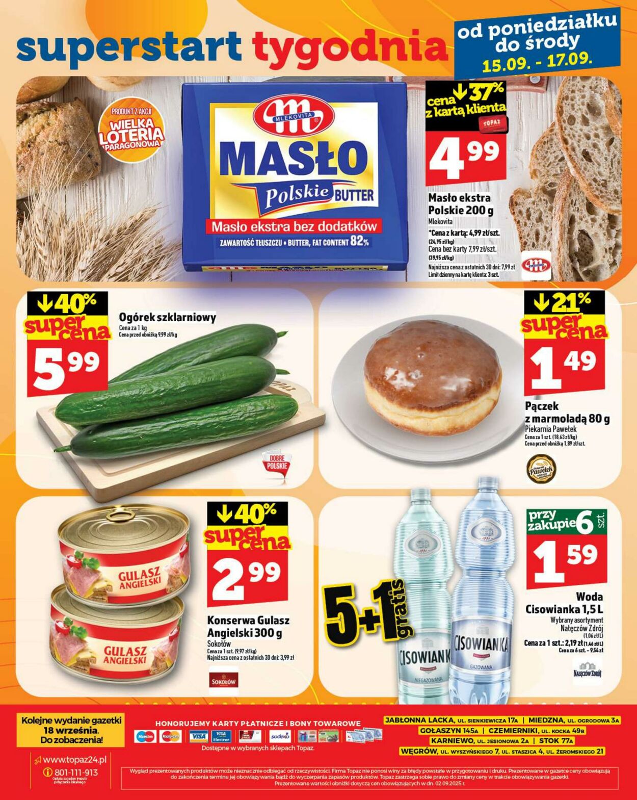 Gazetka Topaz 11.09.2025 - 17.09.2025