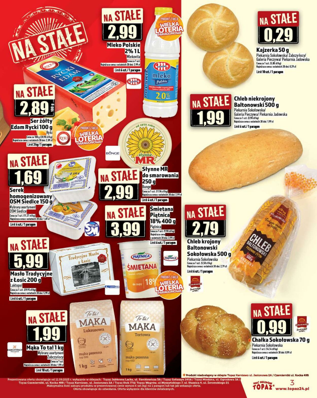 Gazetka Topaz 11.09.2025 - 17.09.2025