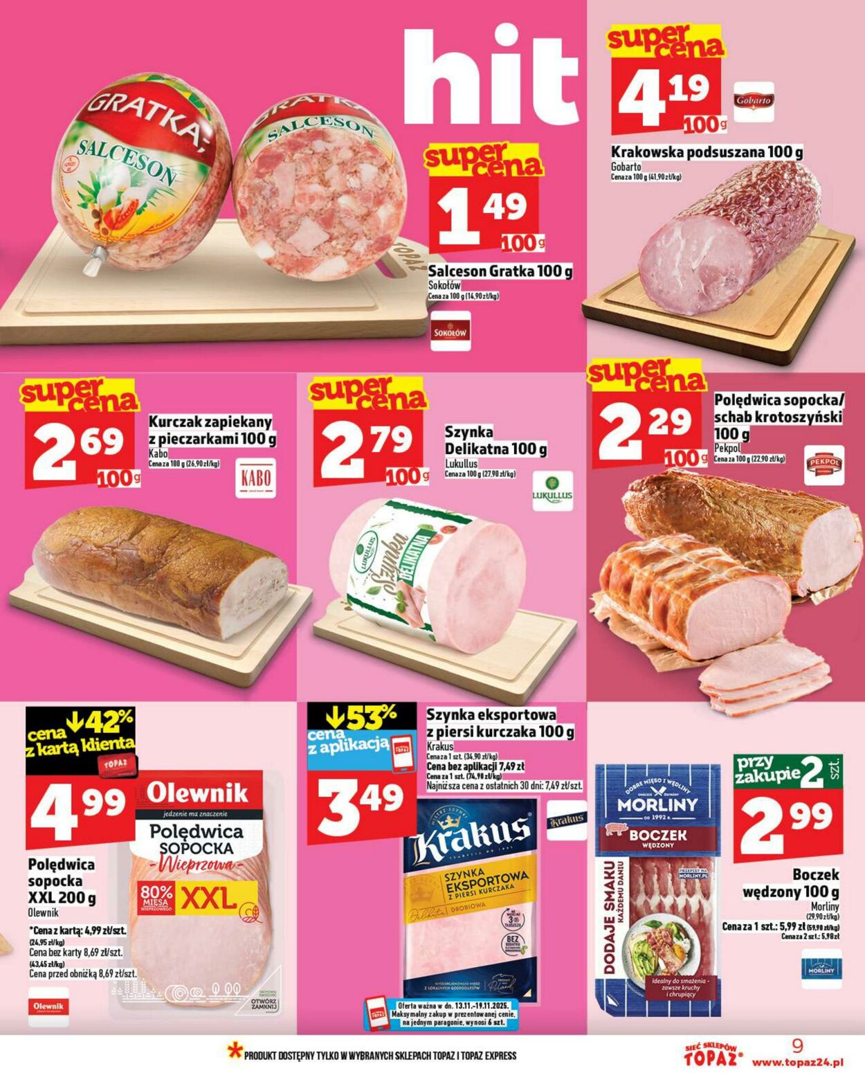 Gazetka Topaz 13.11.2025 - 19.11.2025