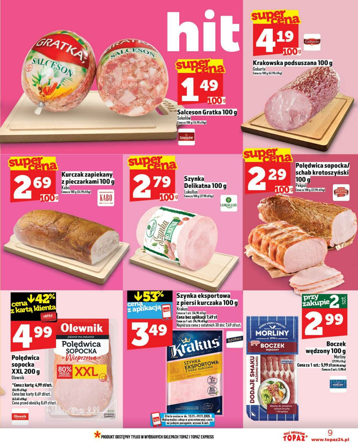 Gazetka Topaz 13.11.2025 - 19.11.2025