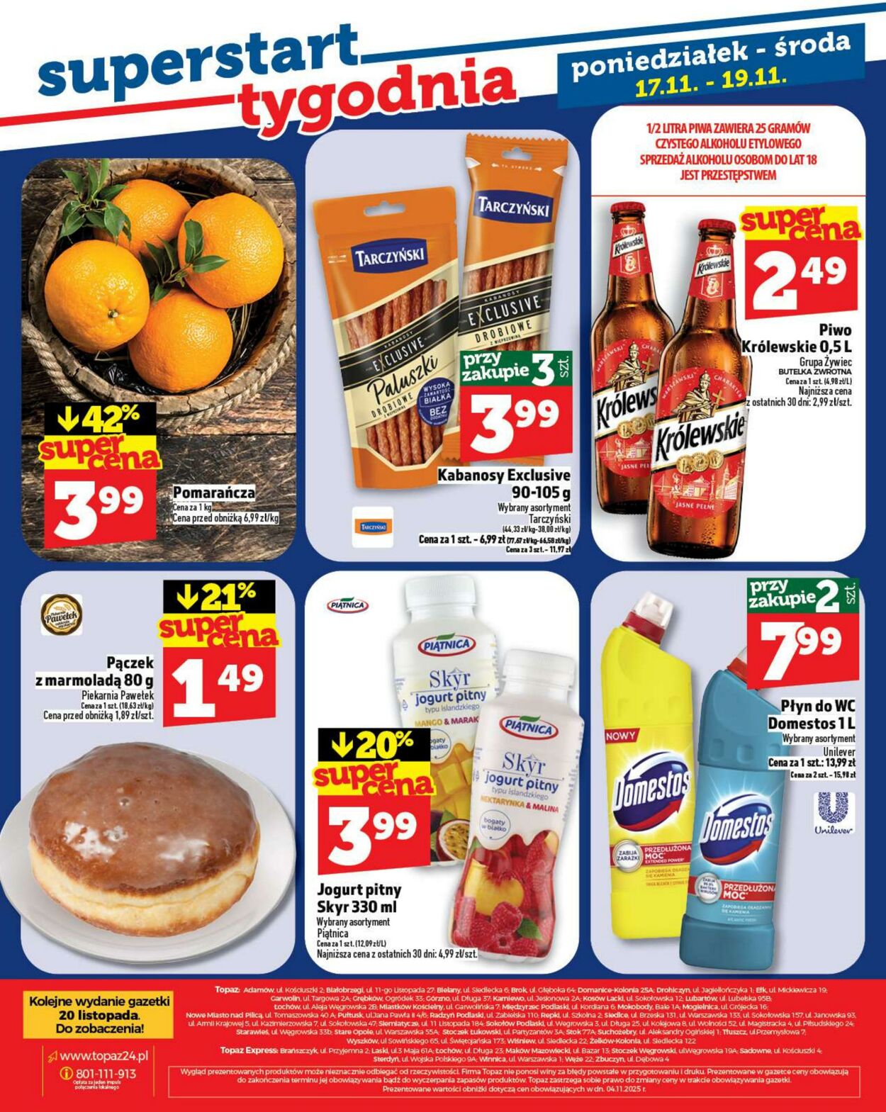 Gazetka Topaz 13.11.2025 - 19.11.2025
