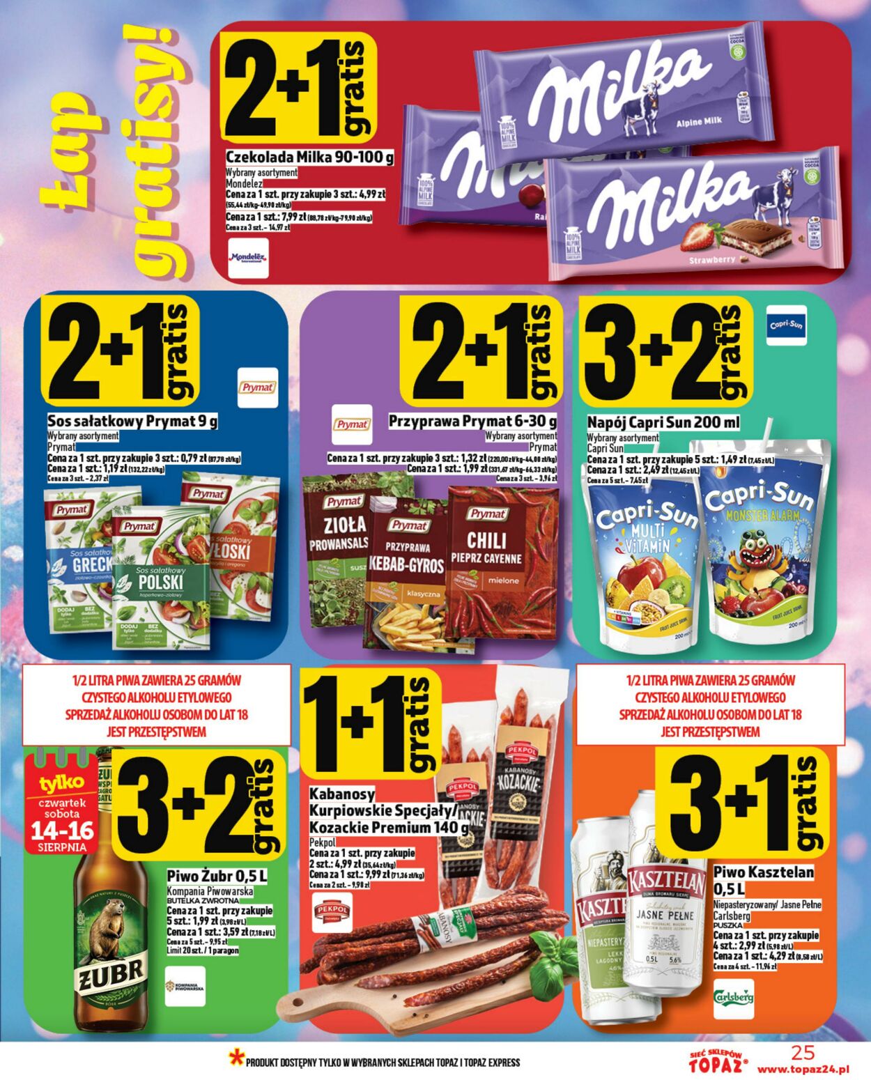 Gazetka Topaz 14.08.2025 - 20.08.2025