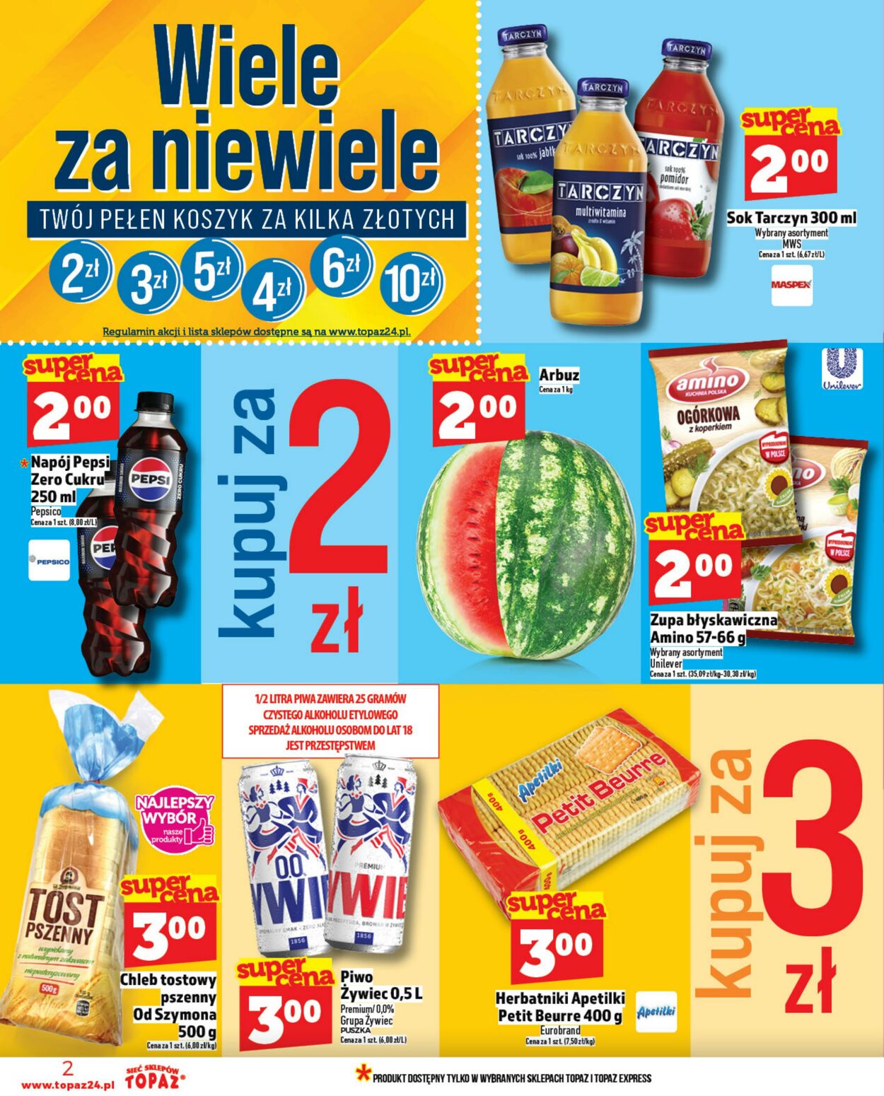 Gazetka Topaz 14.08.2025 - 20.08.2025