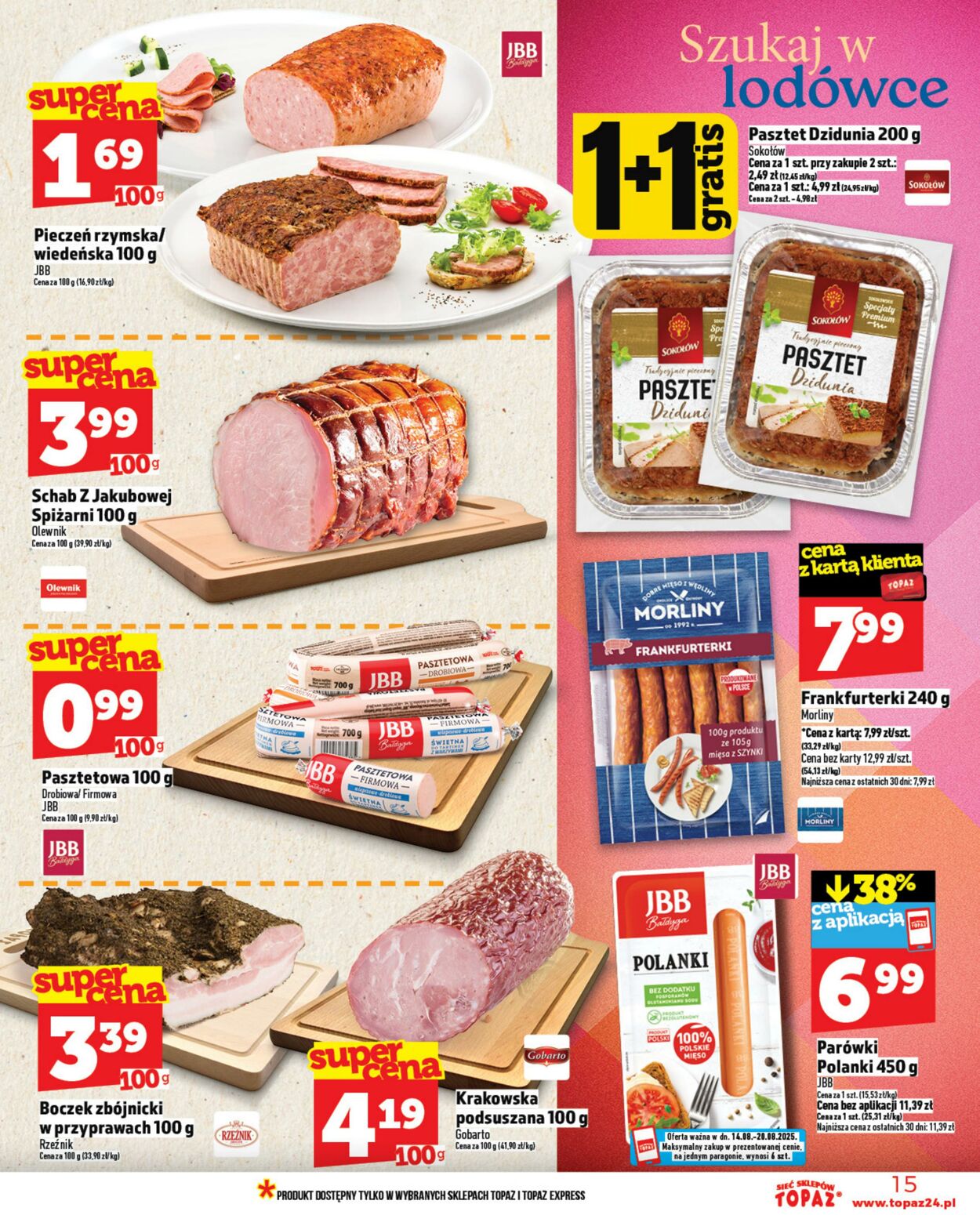 Gazetka Topaz 14.08.2025 - 20.08.2025