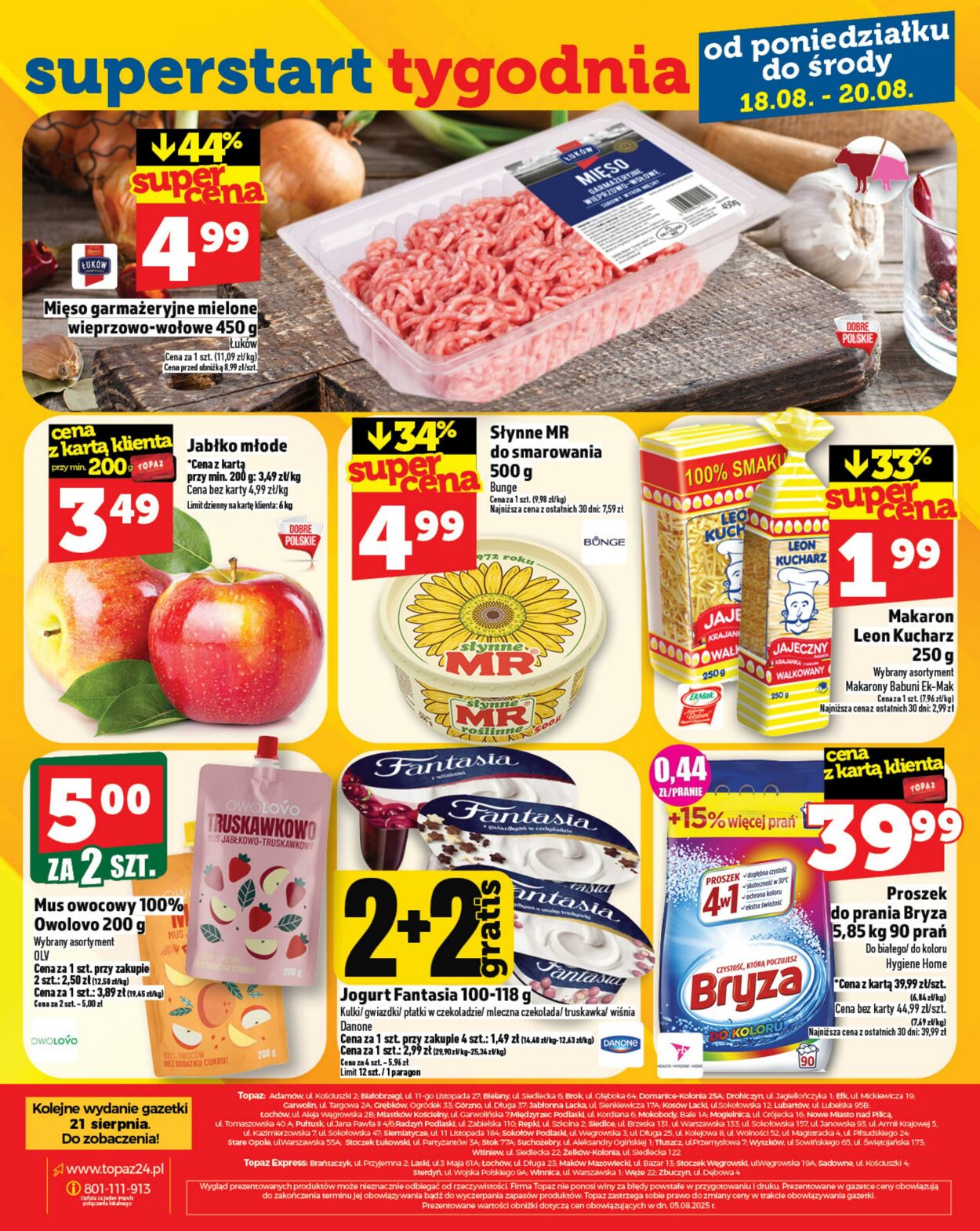 Gazetka Topaz 14.08.2025 - 20.08.2025
