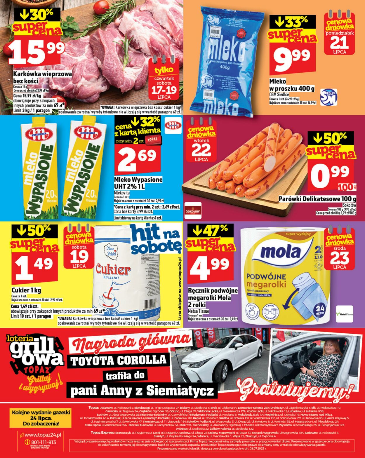 Gazetka Topaz 17.07.2025 - 23.07.2025