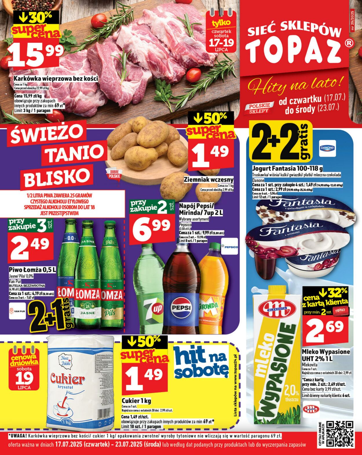 Gazetka Topaz 17.07.2025 - 23.07.2025