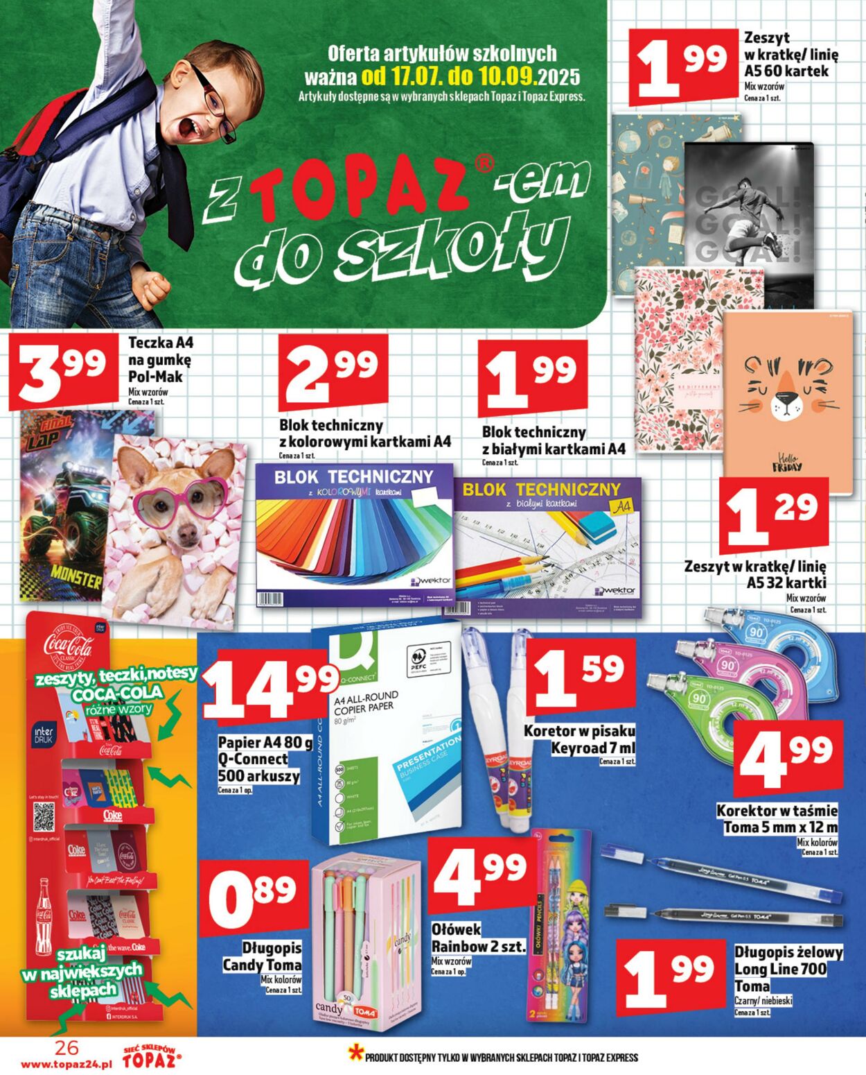 Gazetka Topaz 17.07.2025 - 23.07.2025