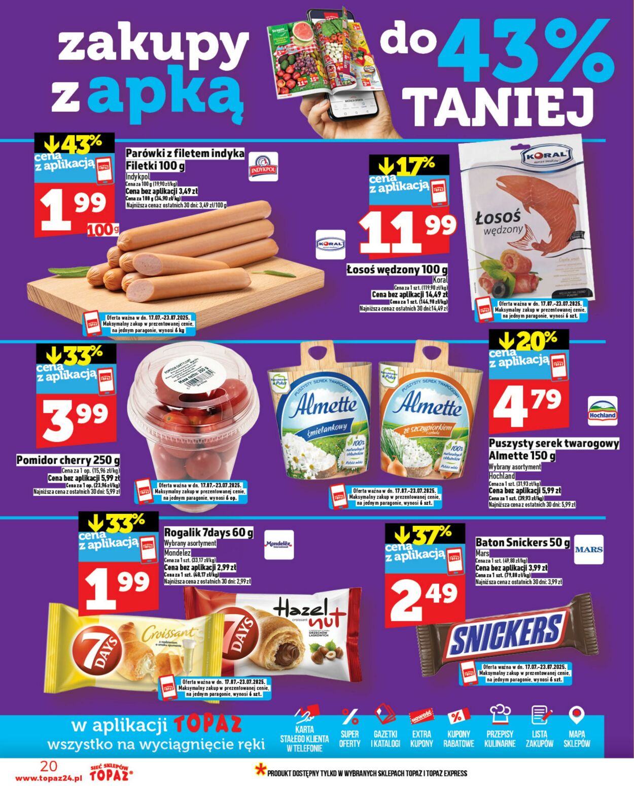 Gazetka Topaz 17.07.2025 - 23.07.2025
