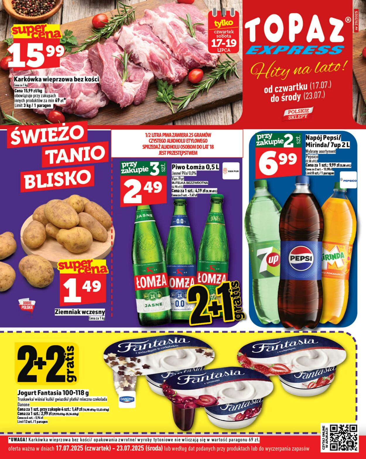 Gazetka Topaz 17.07.2025 - 23.07.2025
