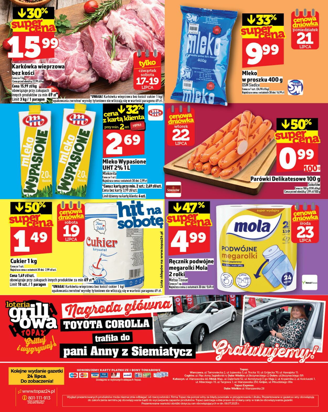 Gazetka Topaz 17.07.2025 - 23.07.2025