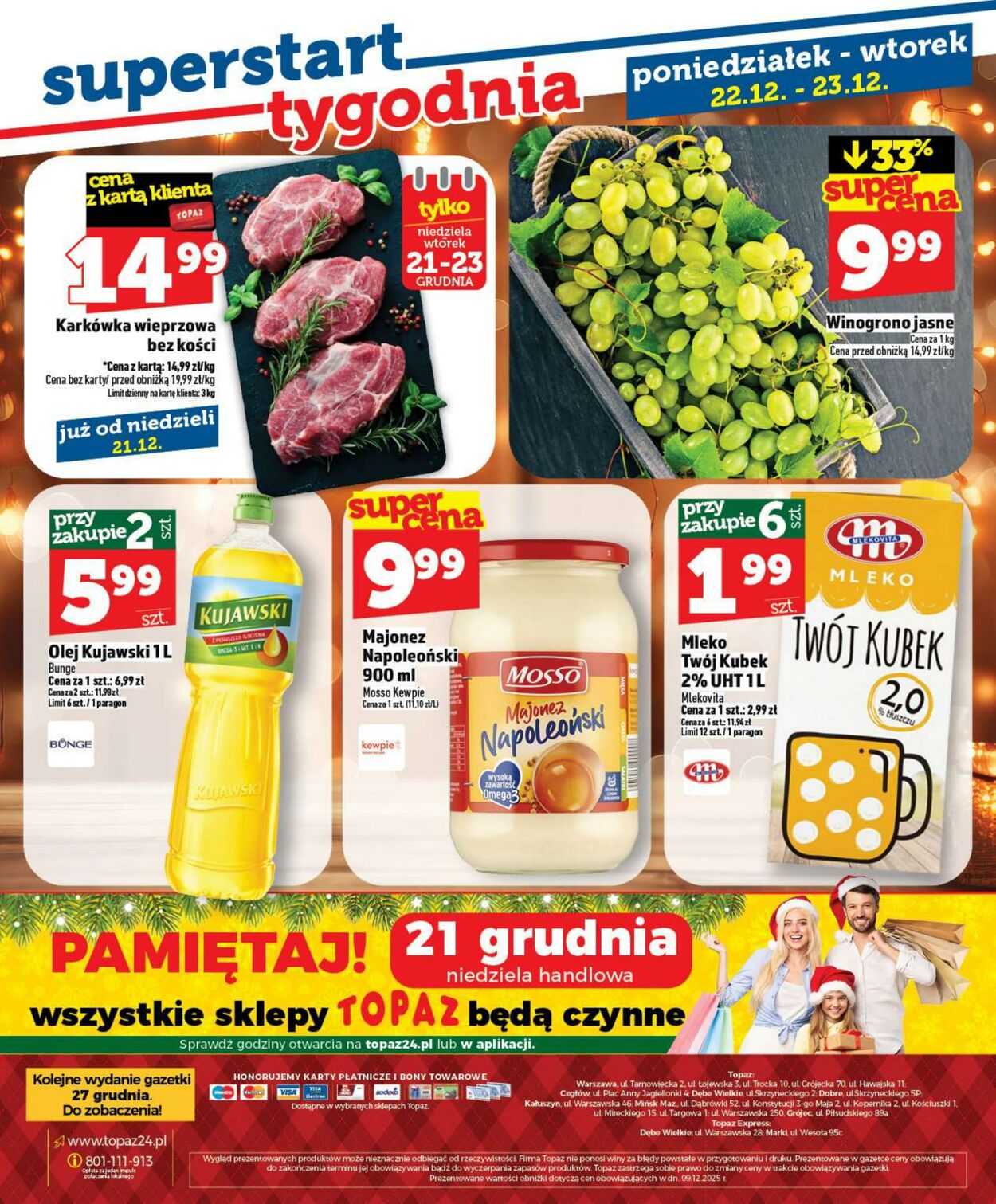 Gazetka Topaz 18.12.2025 - 23.12.2025