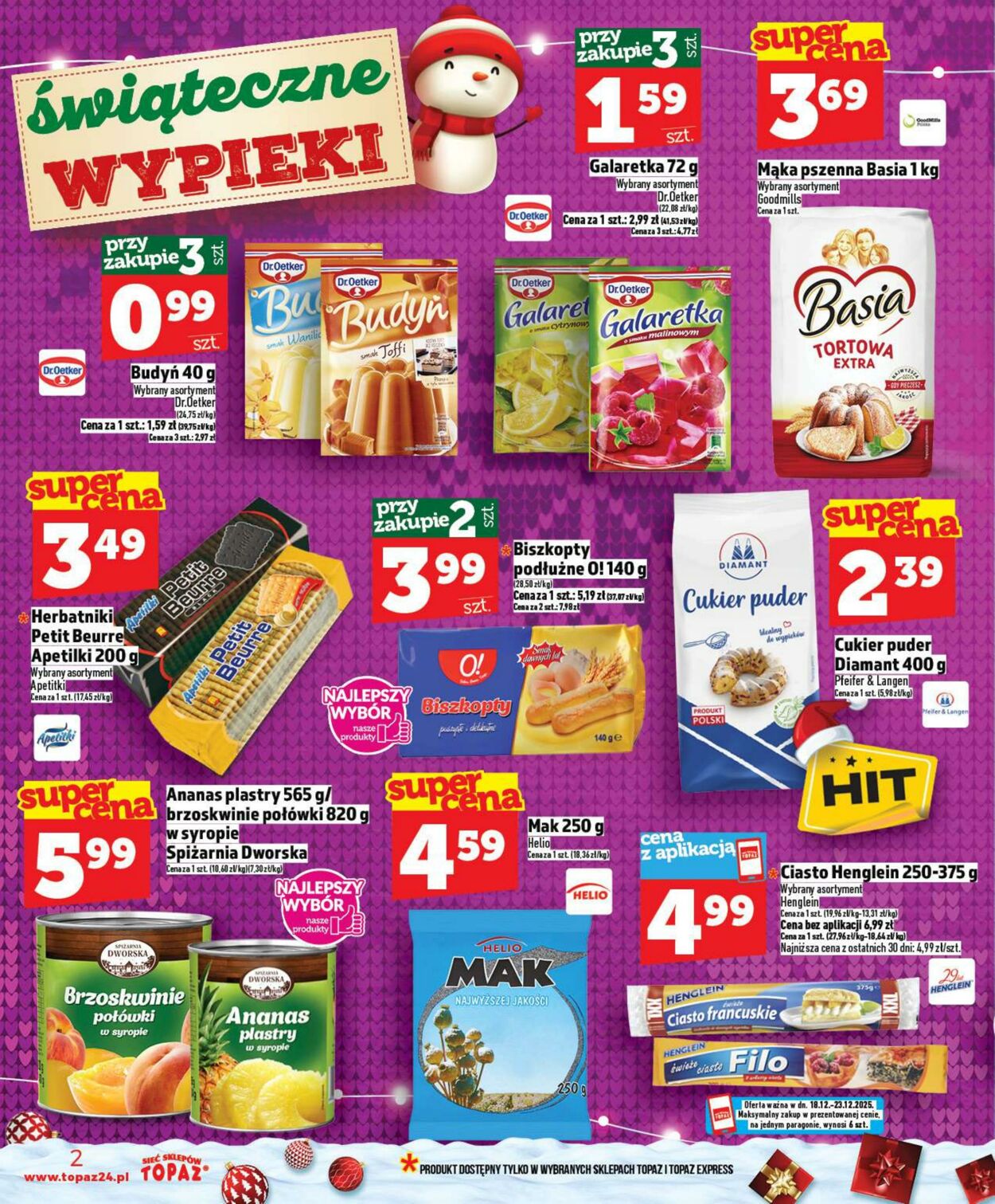 Gazetka Topaz 18.12.2025 - 23.12.2025
