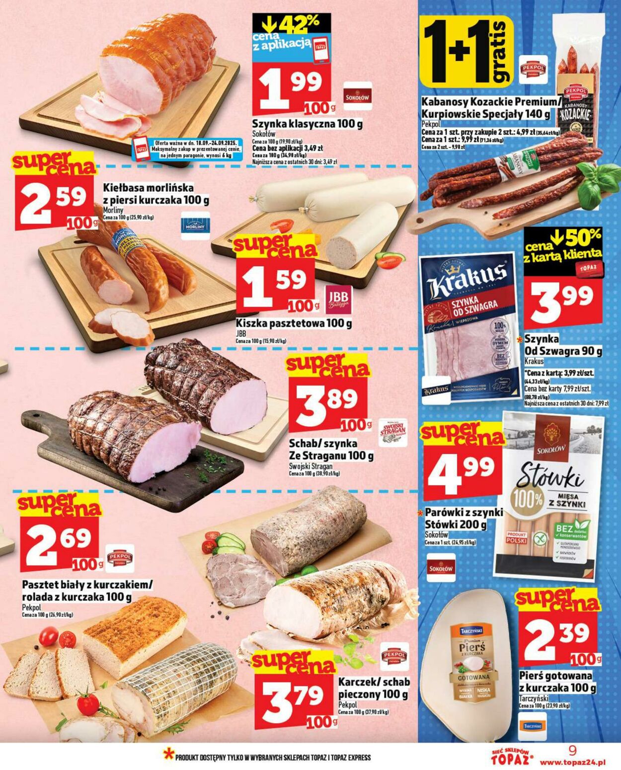 Gazetka Topaz 18.09.2025 - 24.09.2025