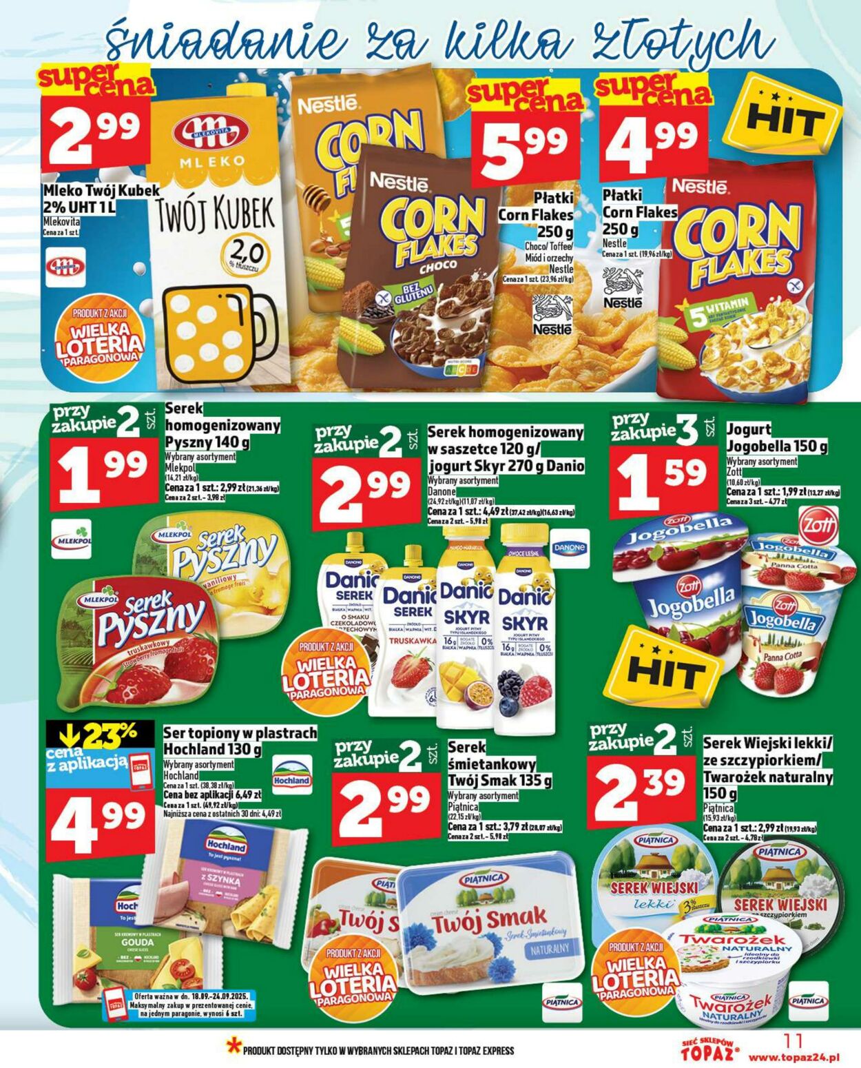 Gazetka Topaz 18.09.2025 - 24.09.2025