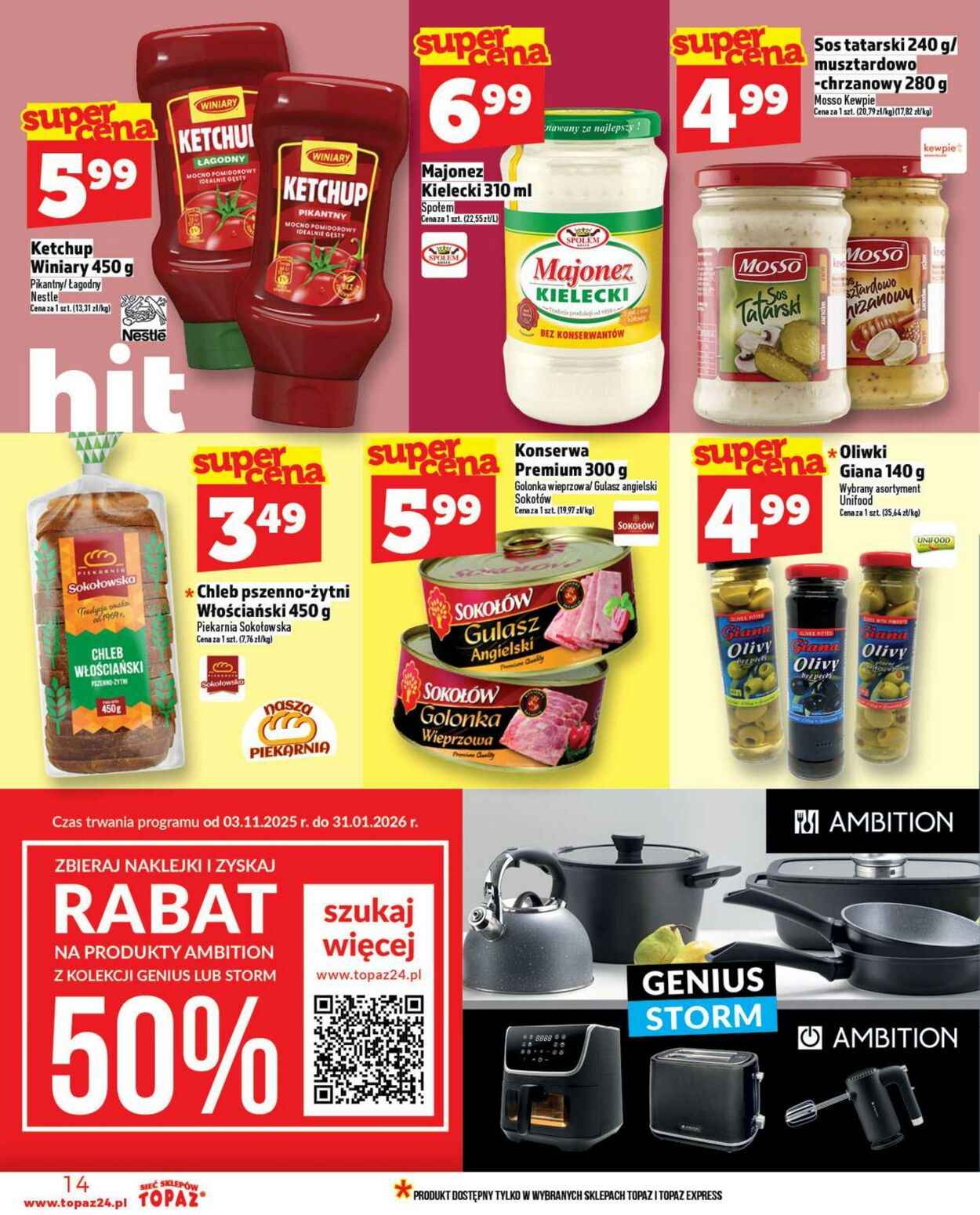 Gazetka Topaz 20.11.2025 - 26.11.2025