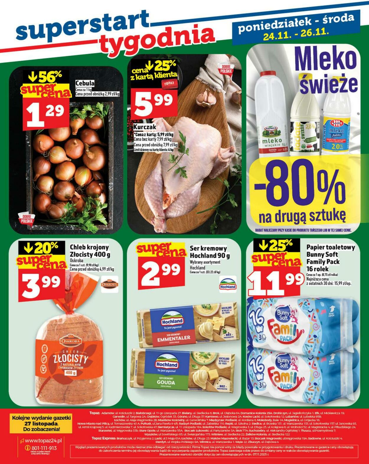 Gazetka Topaz 20.11.2025 - 26.11.2025