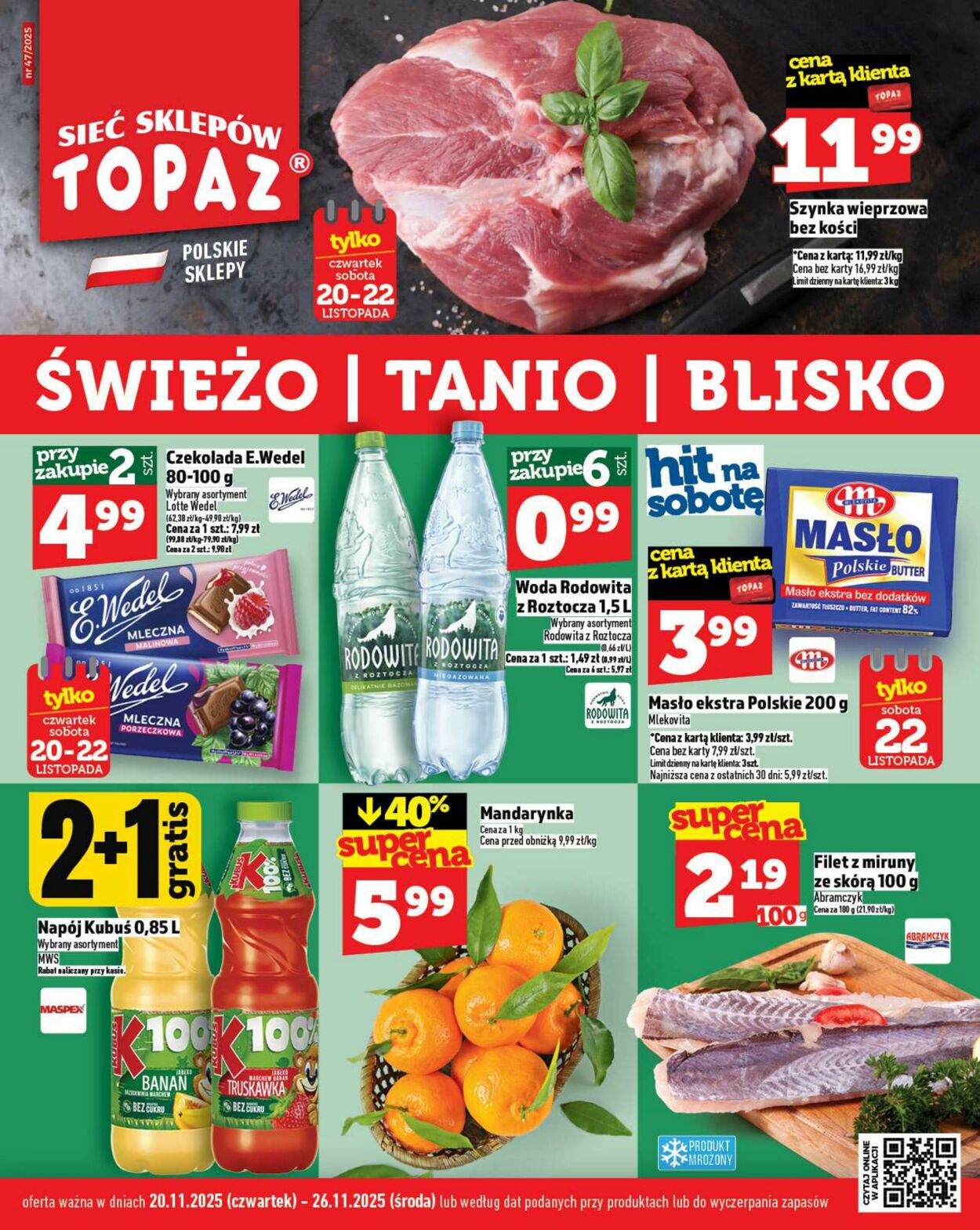 Gazetka Topaz 20.11.2025 - 26.11.2025