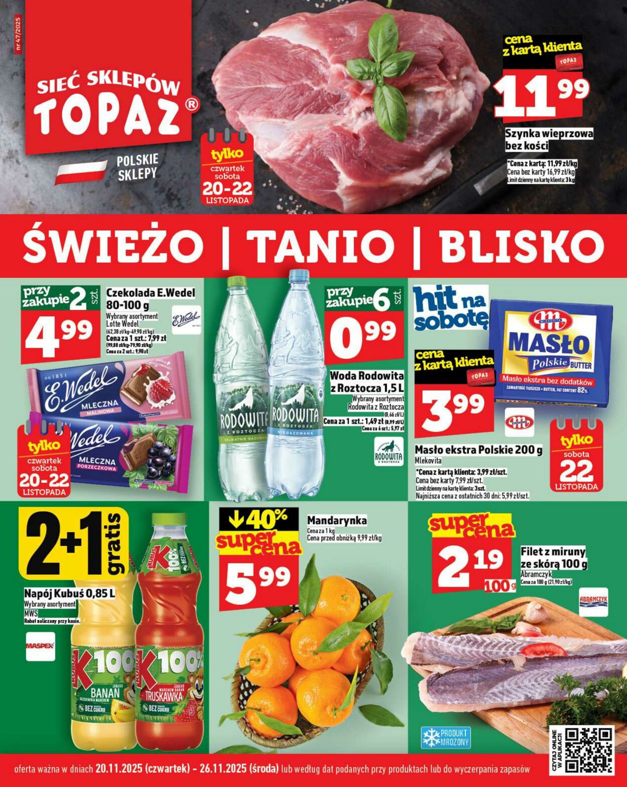 Gazetka Topaz 20.11.2025 - 26.11.2025