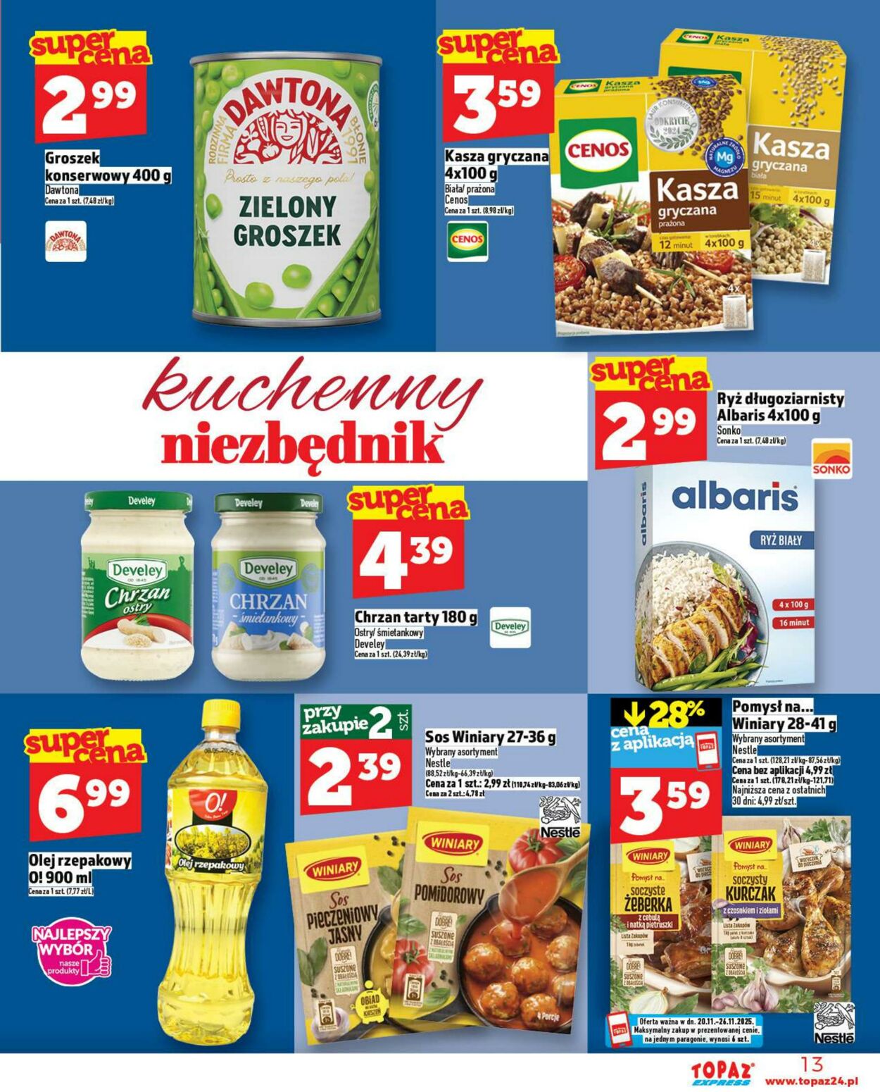 Gazetka Topaz 20.11.2025 - 26.11.2025