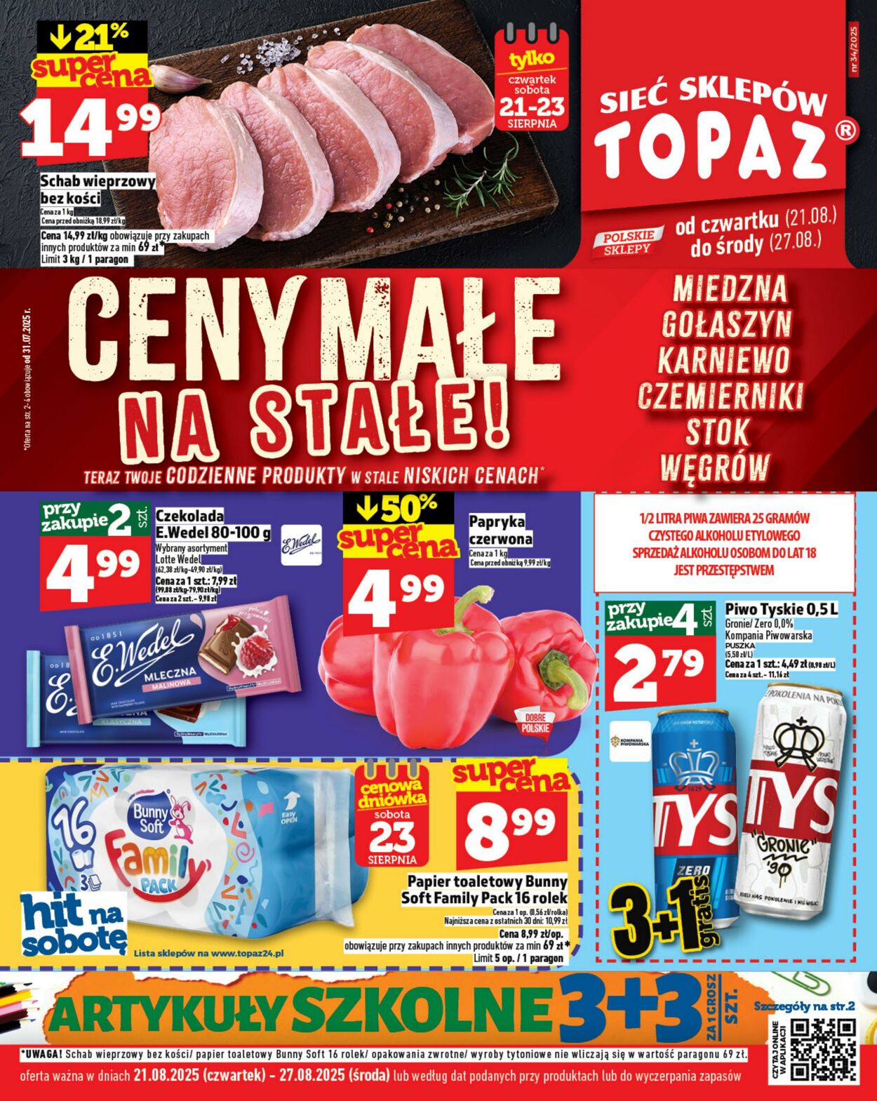 Gazetka Topaz 21.08.2025 - 27.08.2025