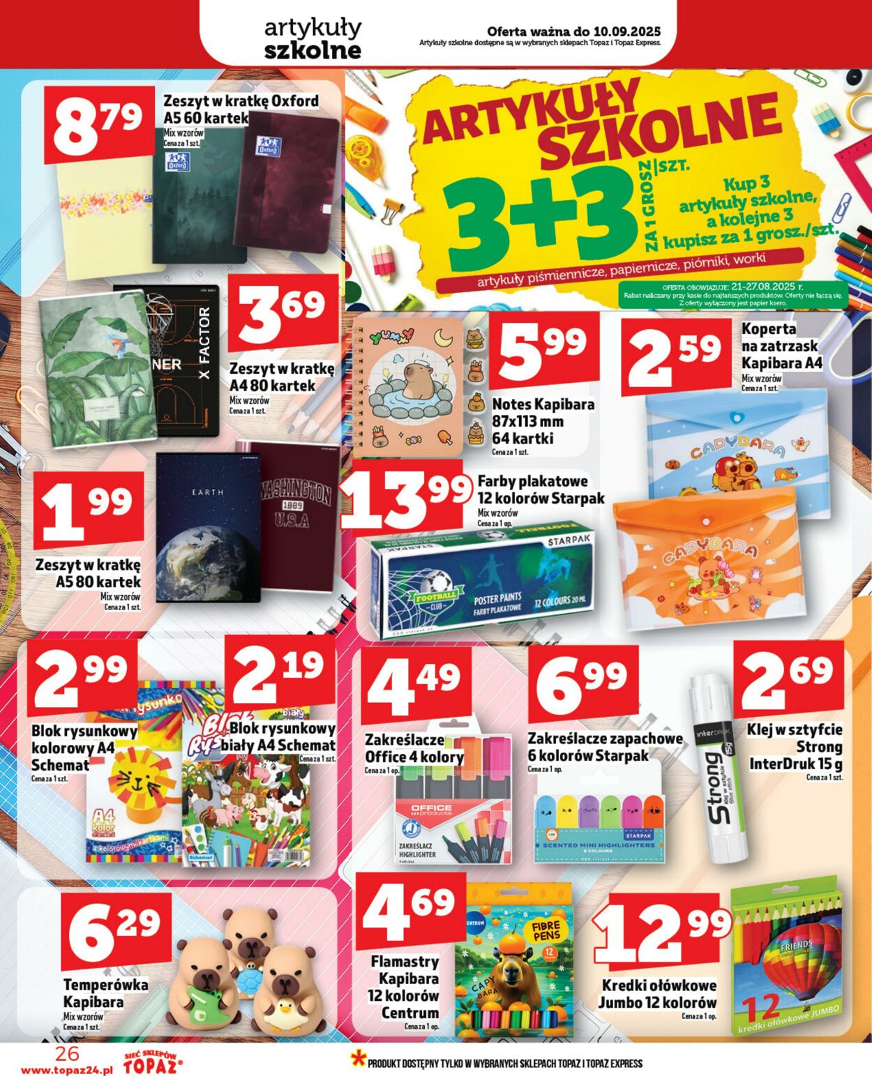 Gazetka Topaz 21.08.2025 - 27.08.2025