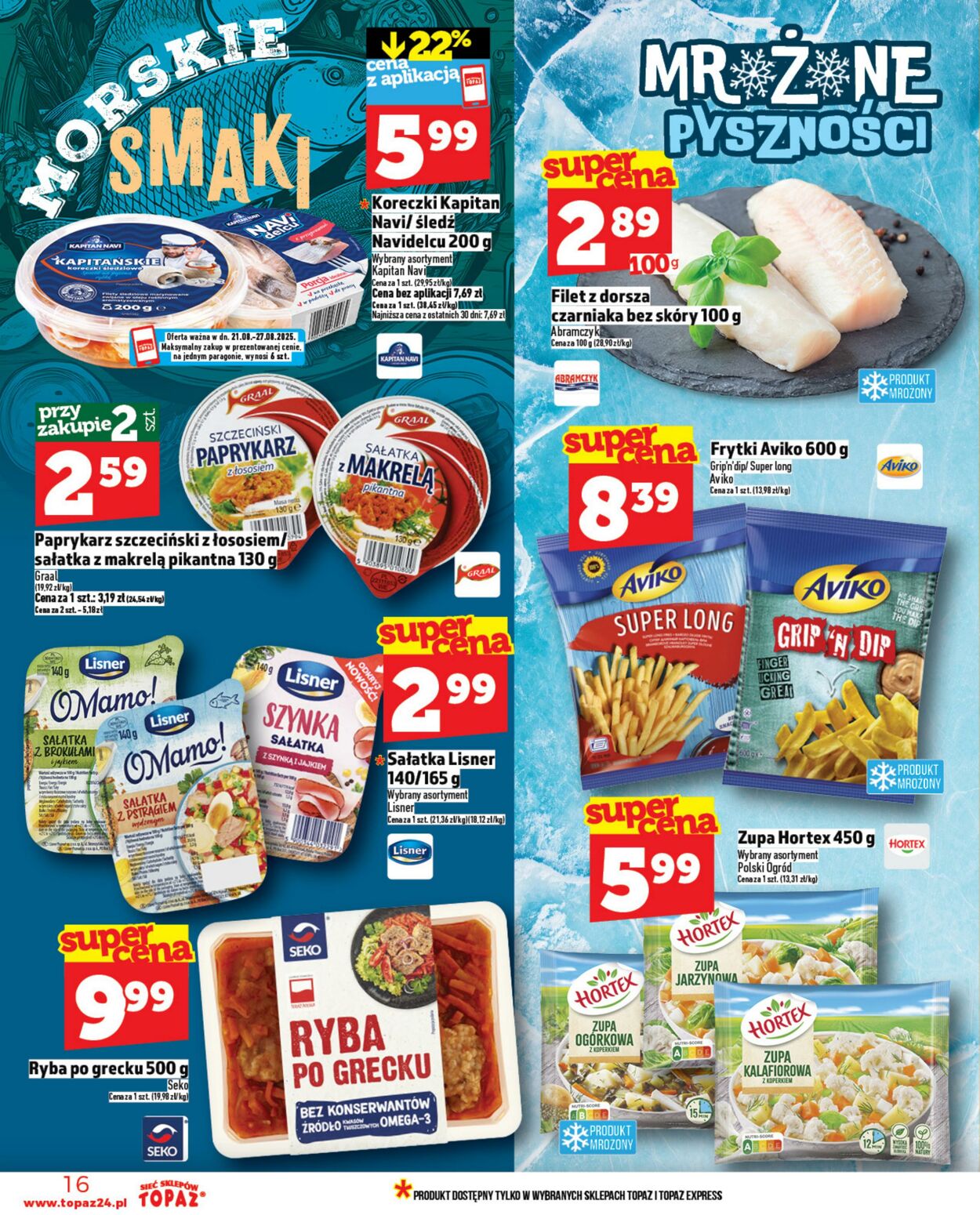 Gazetka Topaz 21.08.2025 - 27.08.2025