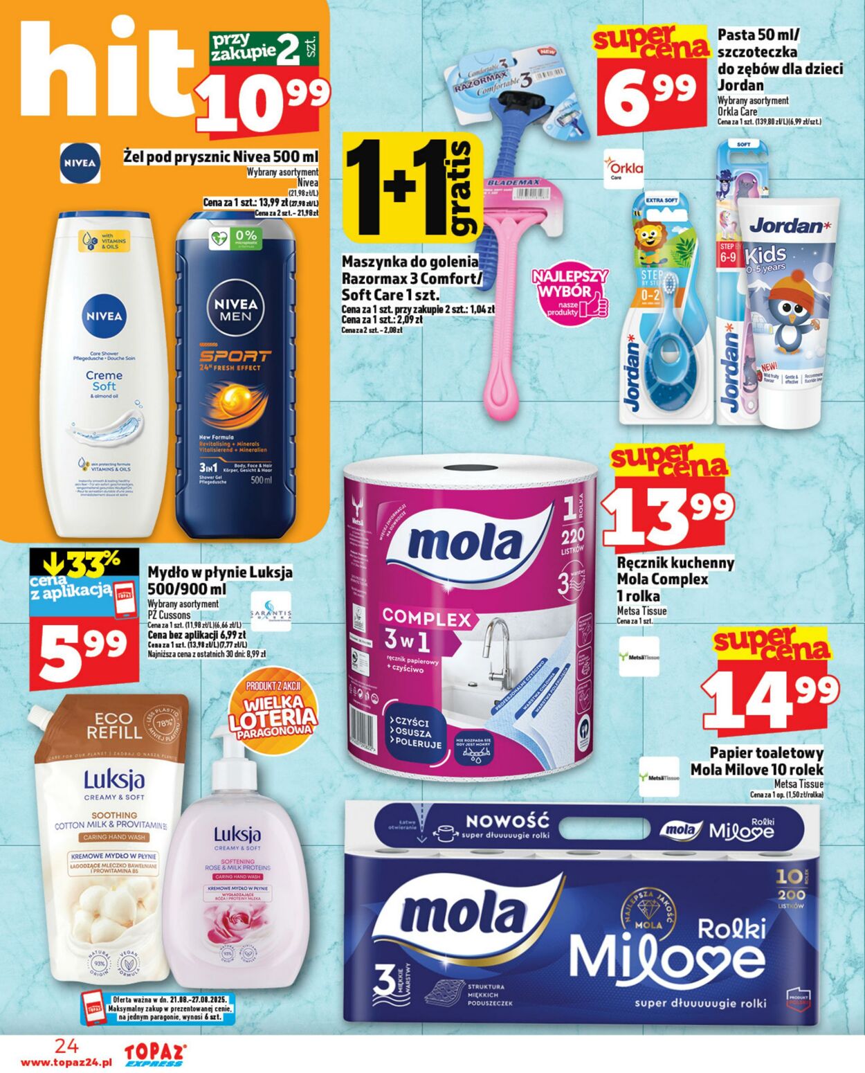 Gazetka Topaz 21.08.2025 - 27.08.2025