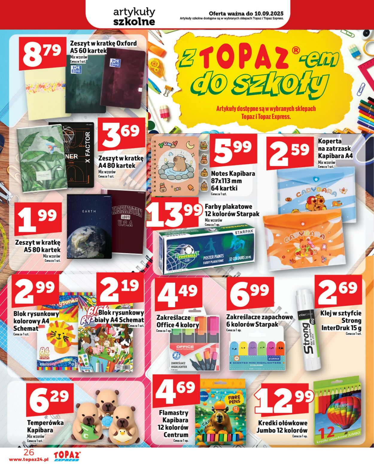 Gazetka Topaz 21.08.2025 - 27.08.2025