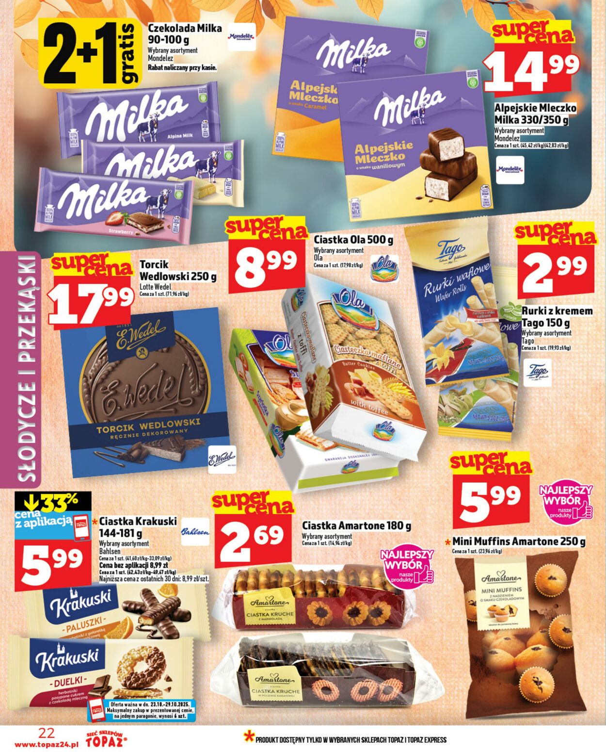 Gazetka Topaz 23.10.2025 - 29.10.2025