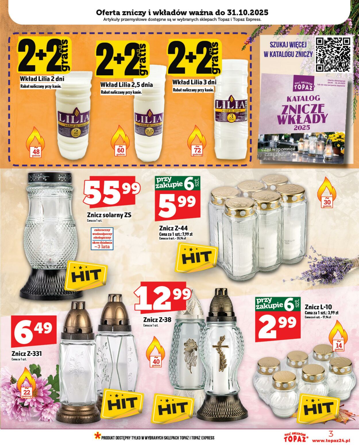 Gazetka Topaz 23.10.2025 - 29.10.2025