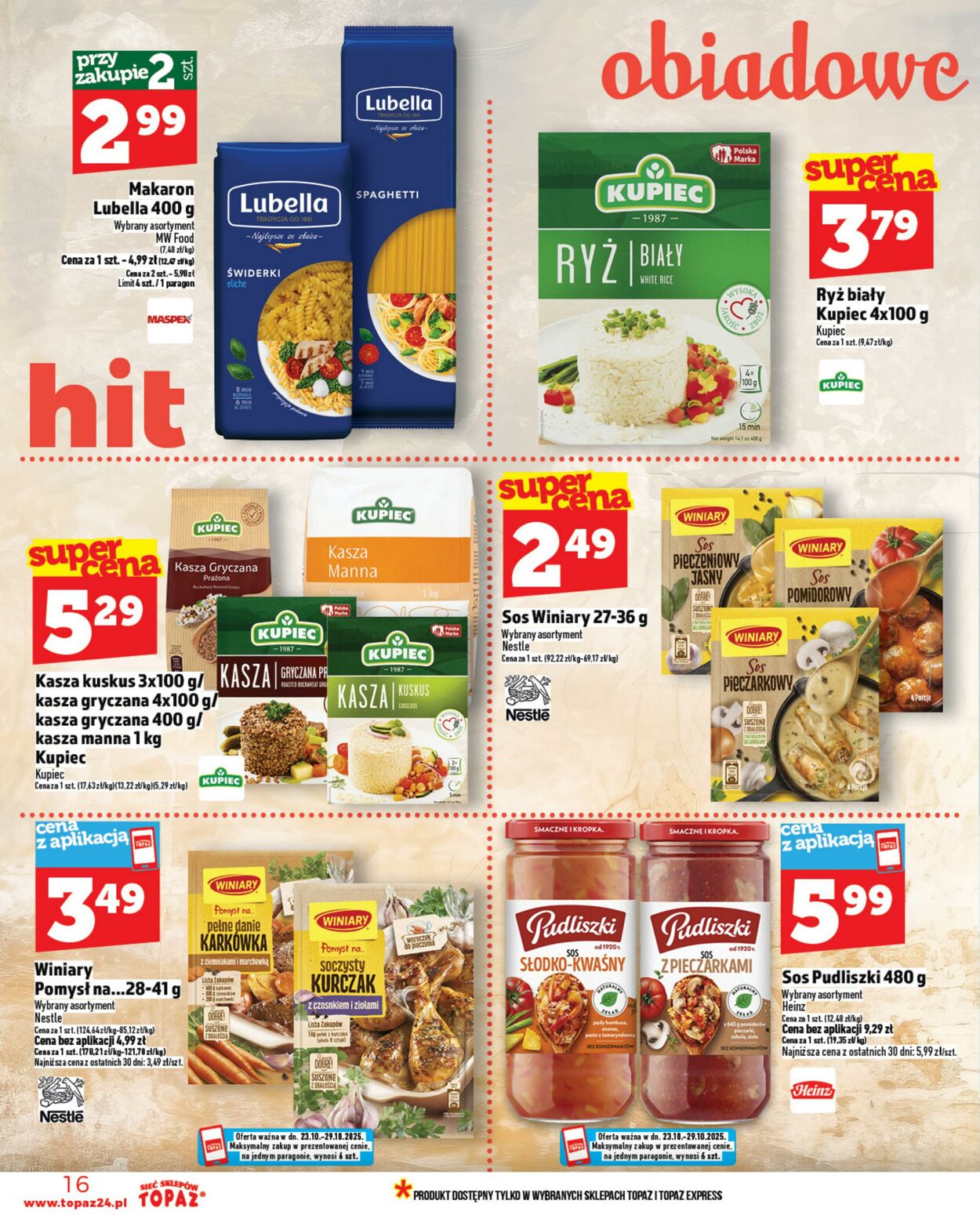 Gazetka Topaz 23.10.2025 - 29.10.2025
