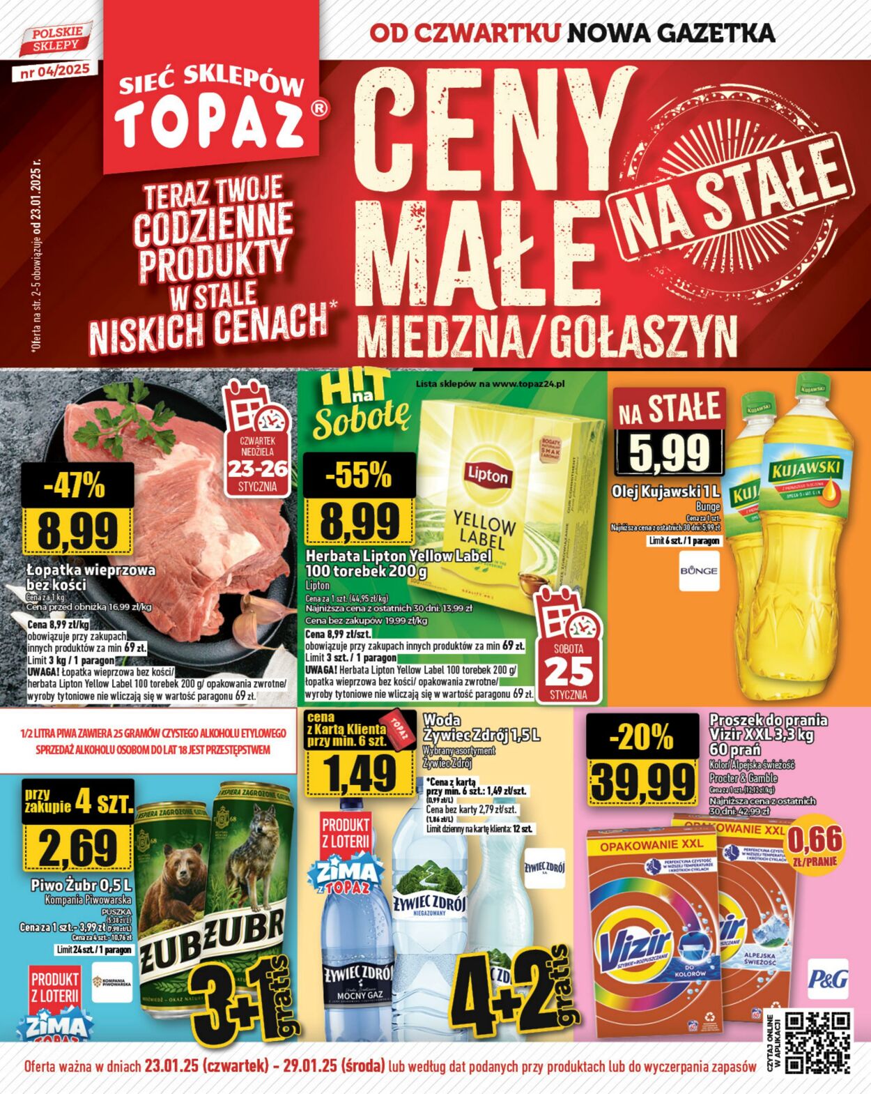 Gazetka Topaz 23.01.2025 - 29.01.2025