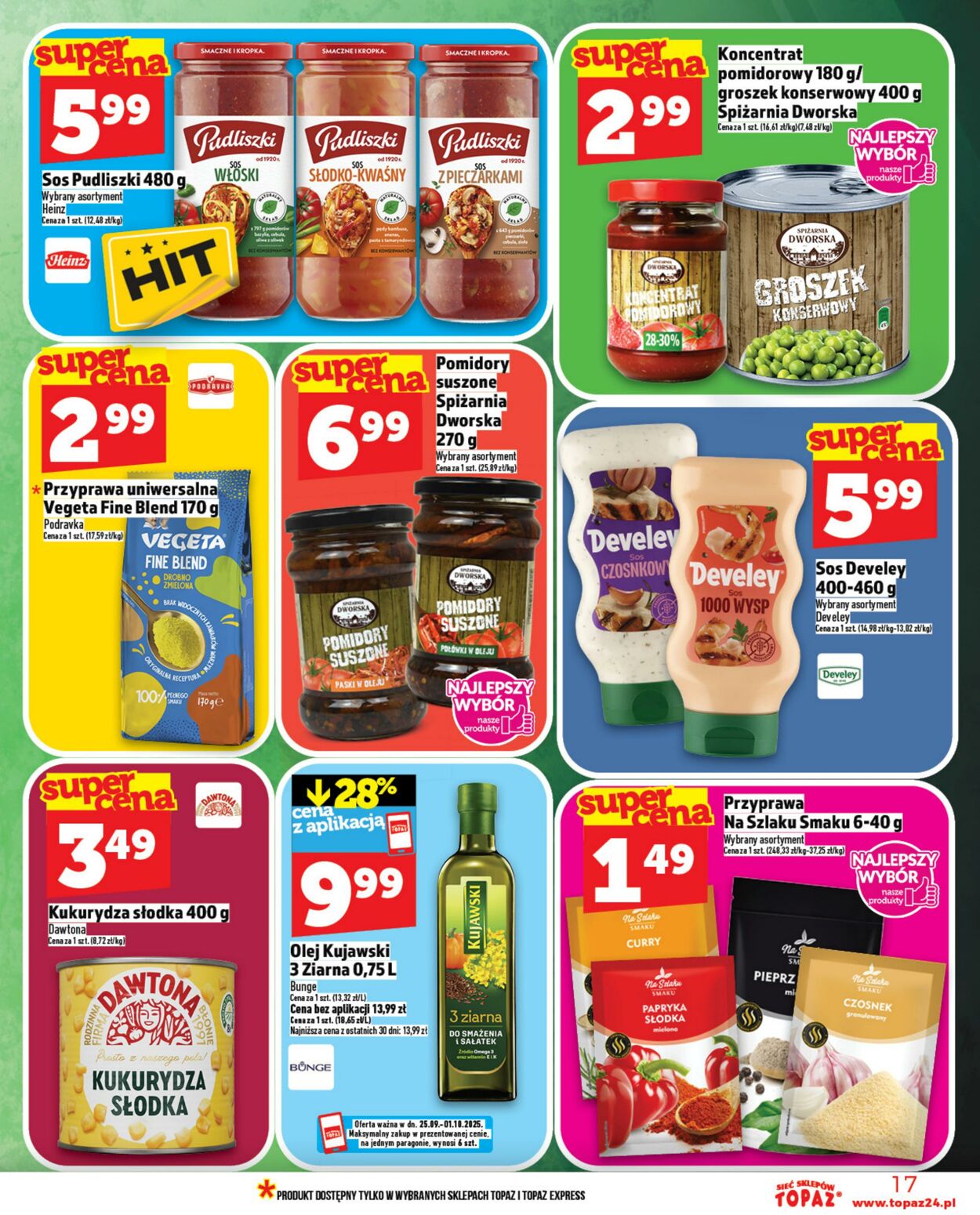 Gazetka Topaz 25.09.2025 - 01.10.2025