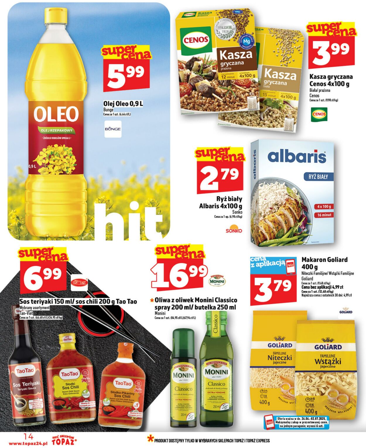 Gazetka Topaz 26.06.2025 - 02.07.2025