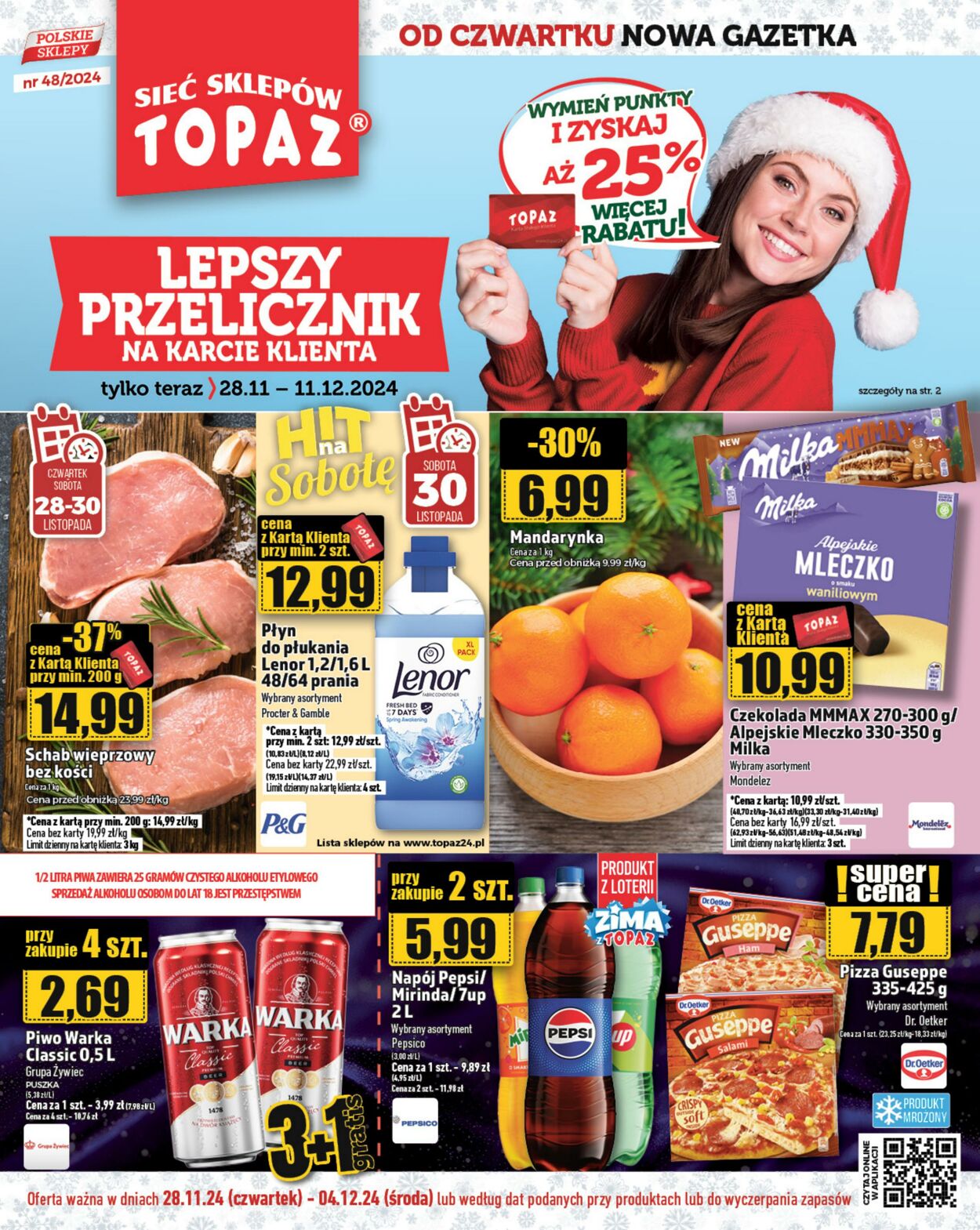 Gazetka Topaz 28.11.2024 - 11.12.2024