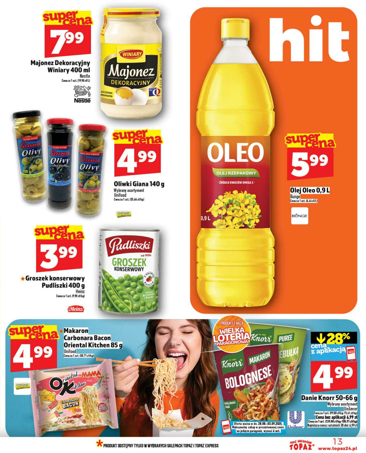 Gazetka Topaz 28.08.2025 - 03.09.2025