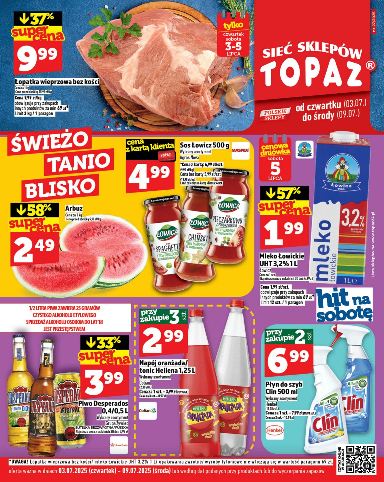 Gazetka Topaz 03.07.2025 - 09.07.2025