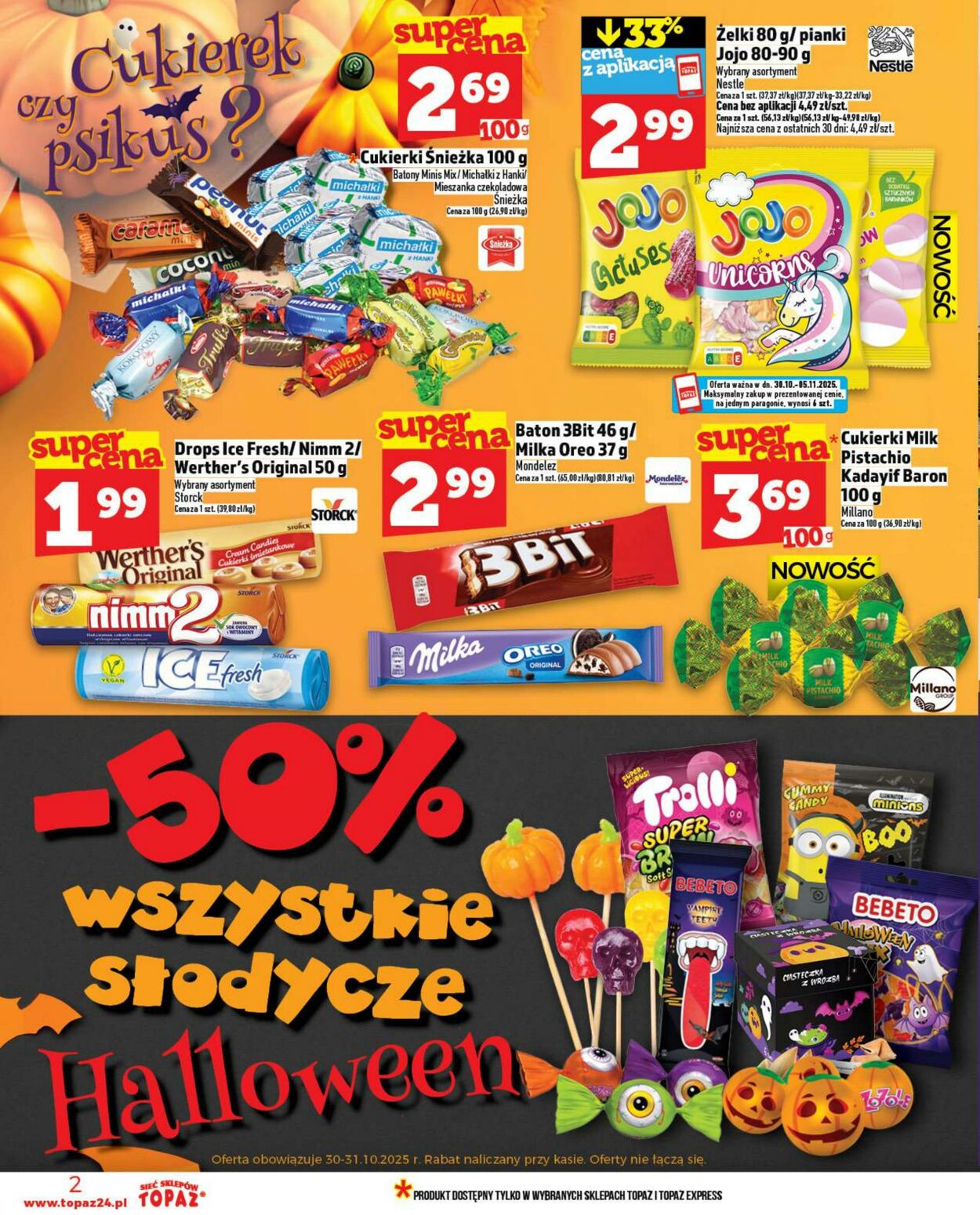 Gazetka Topaz 30.10.2025 - 05.11.2025