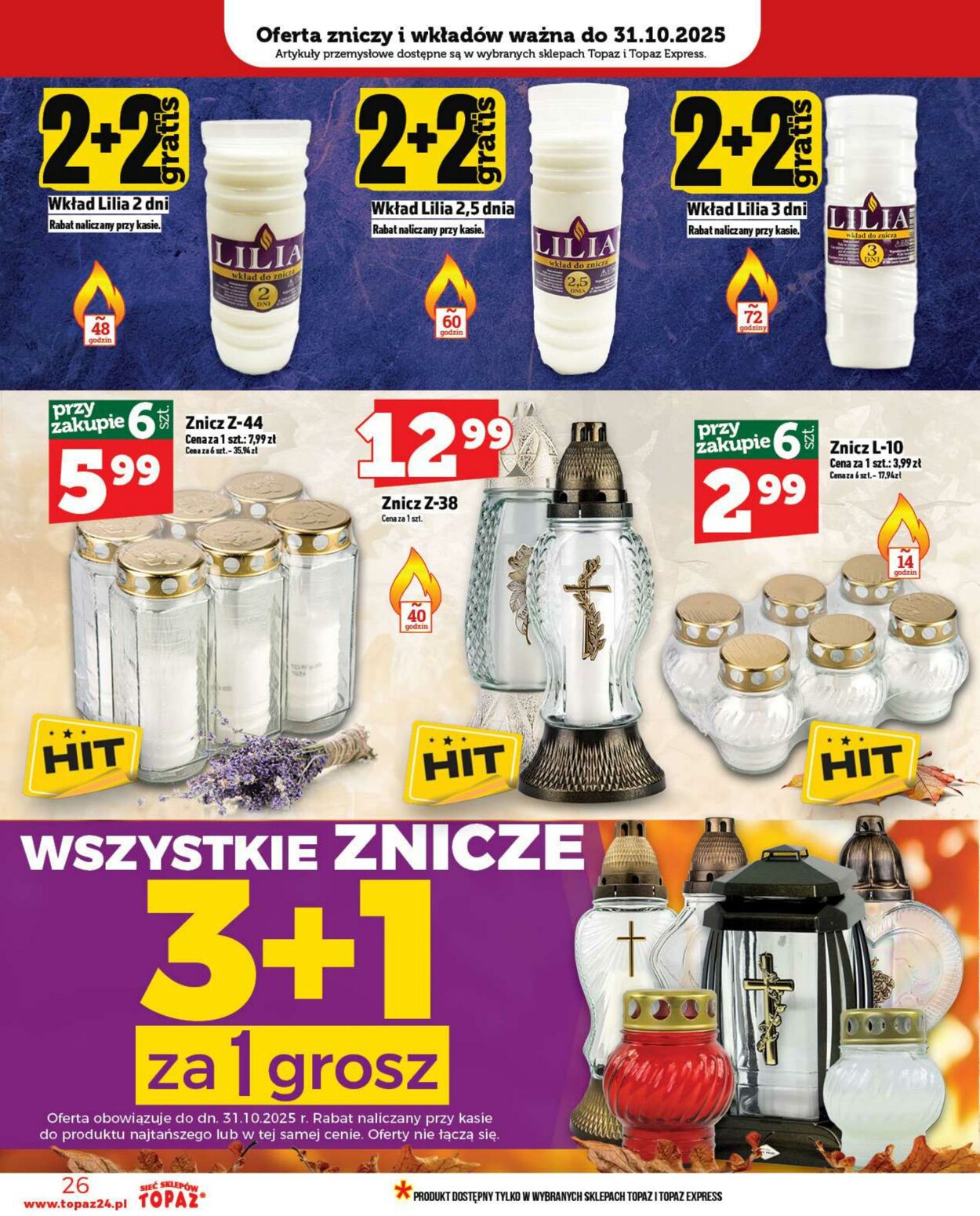 Gazetka Topaz 30.10.2025 - 05.11.2025