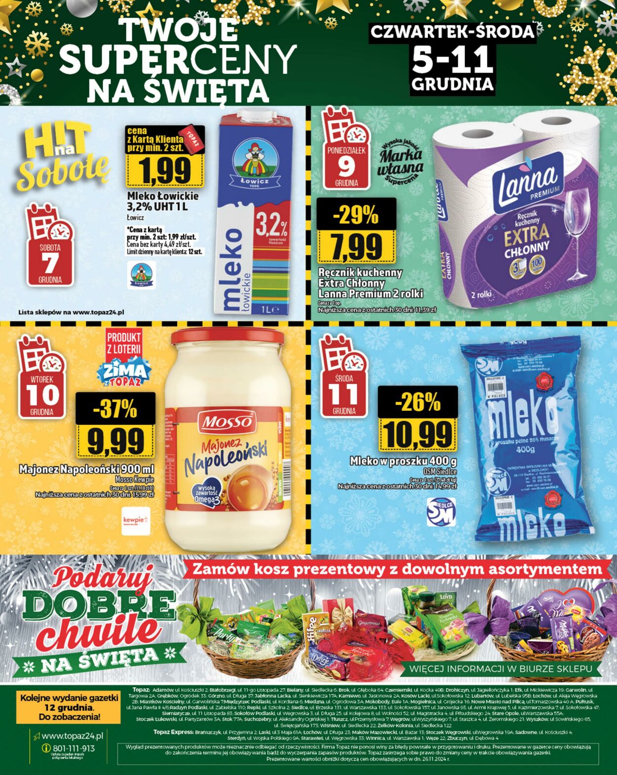 Gazetka Topaz 05.12.2024 - 11.12.2024