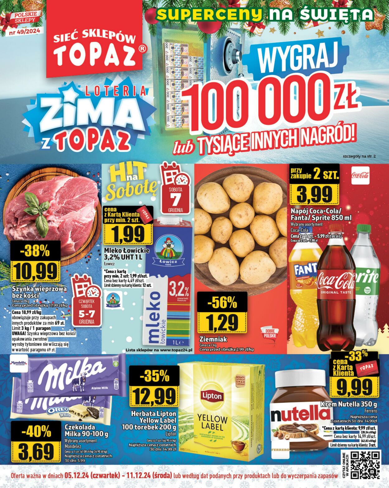 Gazetka Topaz 05.12.2024 - 11.12.2024