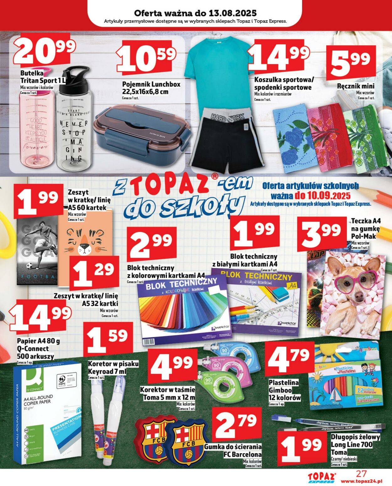 Gazetka Topaz 07.08.2025 - 13.08.2025