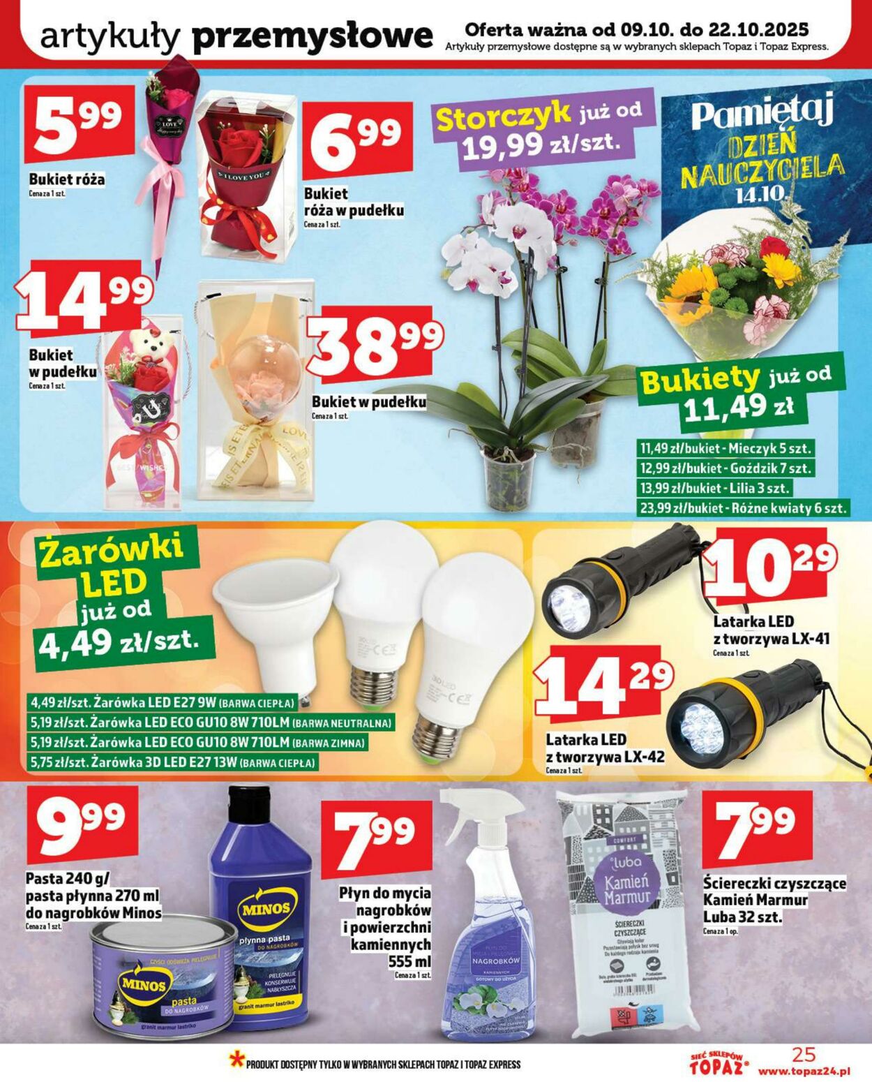 Gazetka Topaz 09.10.2025 - 15.10.2025