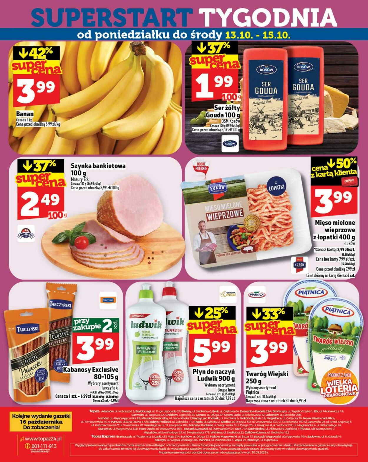 Gazetka Topaz 09.10.2025 - 15.10.2025