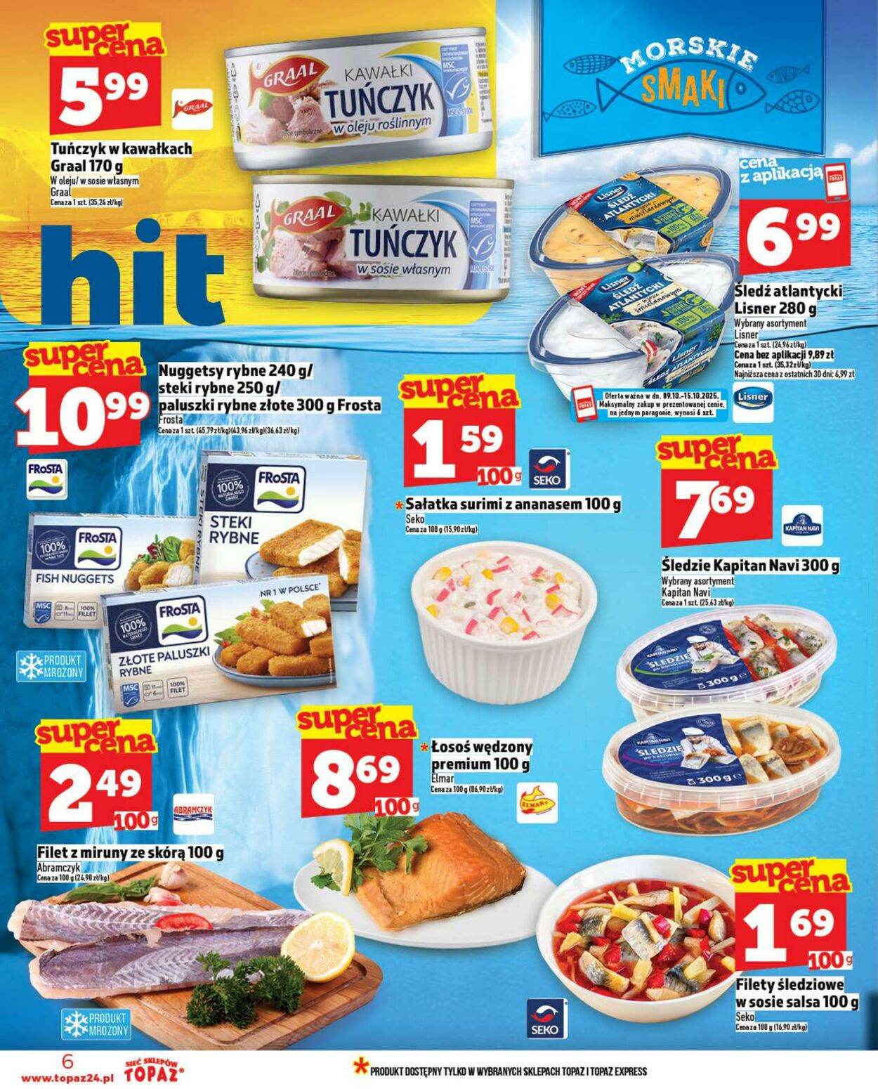 Gazetka Topaz 09.10.2025 - 15.10.2025