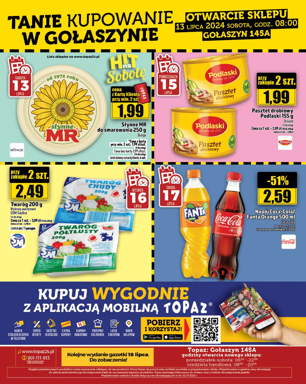 Gazetka Topaz 13.07.2024 - 17.07.2024