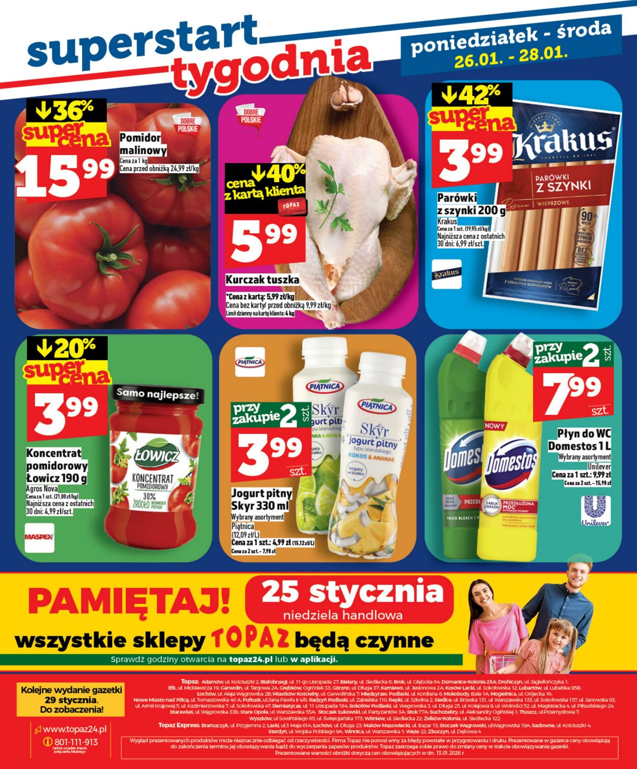 Gazetka Topaz 22.01.2026 - 28.01.2026