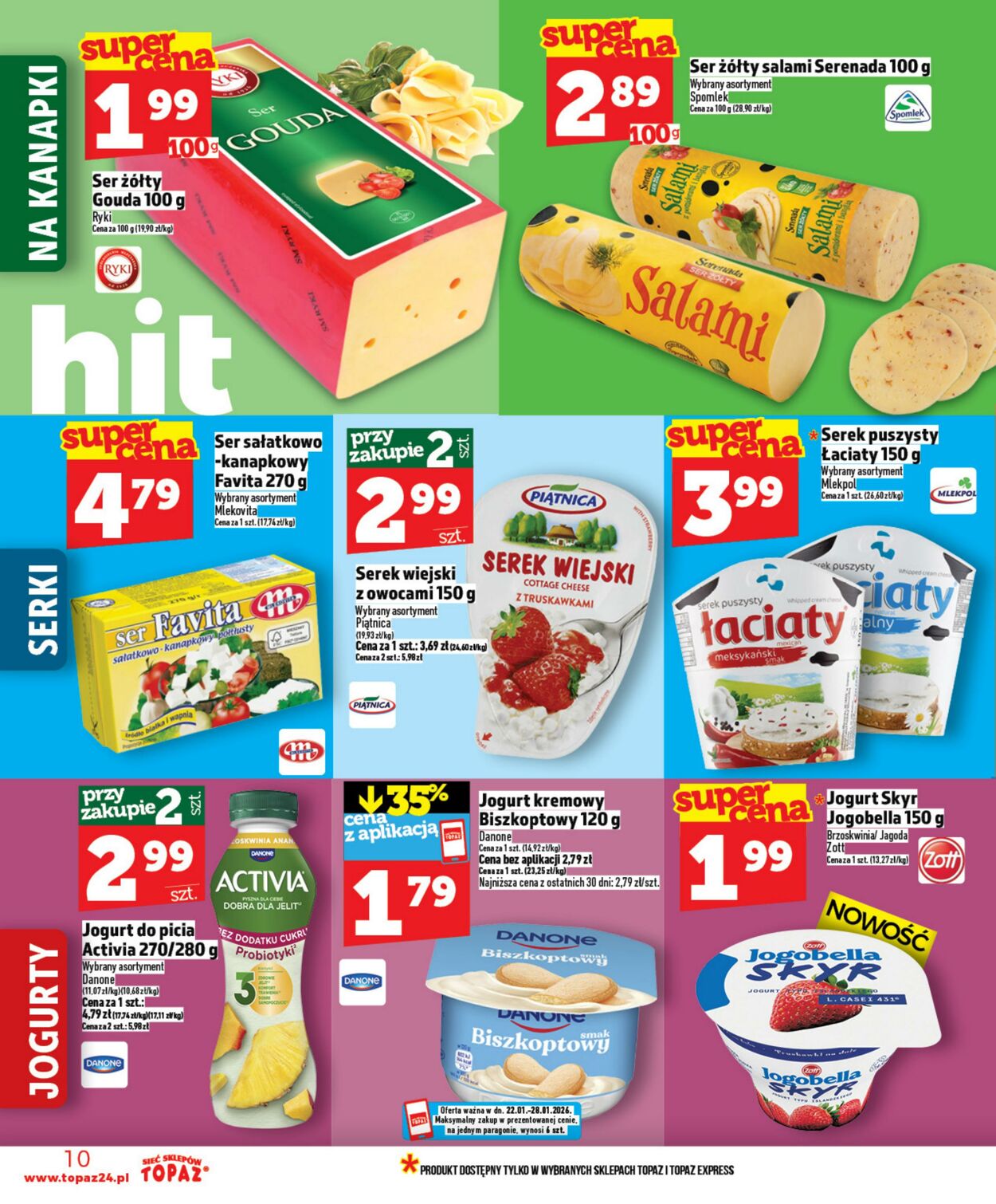 Gazetka Topaz 22.01.2026 - 28.01.2026